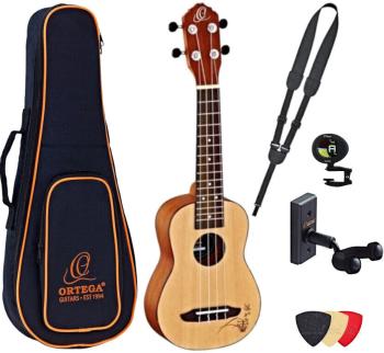 Ortega RU5-SO Deluxe SET Sopránové ukulele Natural