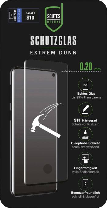 Scutes Deluxe  96698 ochranné sklo na displej smartfónu Vhodné pre: Samsung Galaxy S10 1 ks