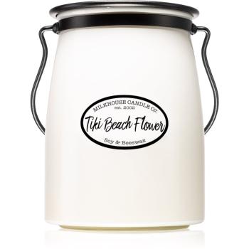 Milkhouse Candle Co. Creamery Tiki Beach Flower vonná sviečka Butter Jar 624 g