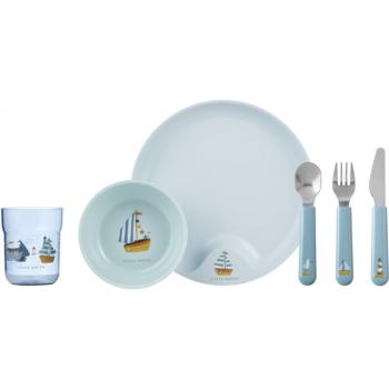 Little Dutch Children's Dinnerware Sailors Bay jedálenská sada pre deti 12m+