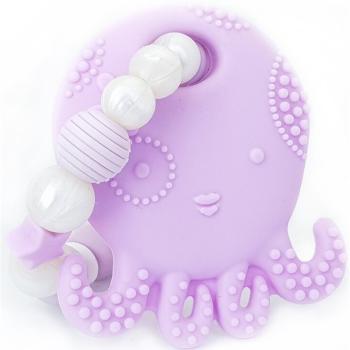 KidPro Teether Squidgy Purple hryzadielko 1 ks