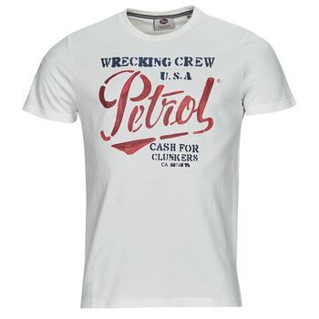 Petrol Industries  Tričká s krátkym rukávom T-Shirt SS Classic Print  Biela
