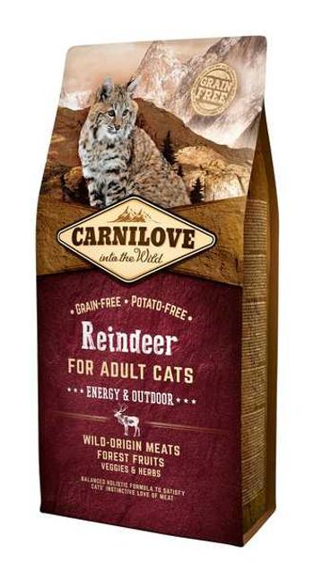 Carnilove Cat Grain Free Reindeer Adult Energy&Outdoor 6kg