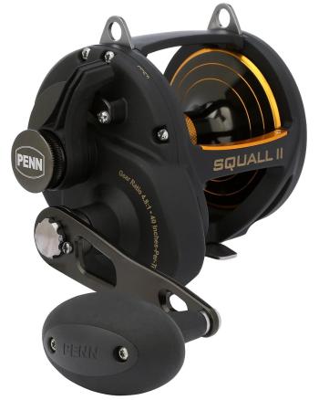 Penn multiplikátor squall ii lever drag reel 40hs rh