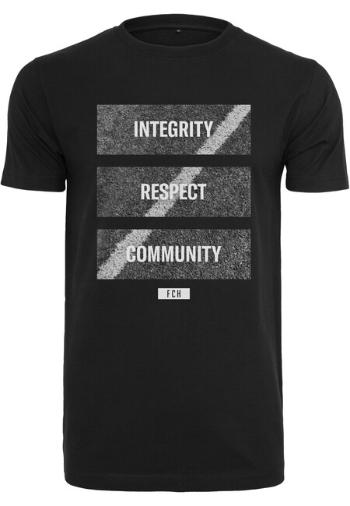 Mr. Tee Footballs Coming Home Integrity, Respect, Community Tee black - XS