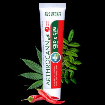 Annabis Arthrocann hrejivý gél na kĺby, svaly, šľachy CBD+CBG 75 ml