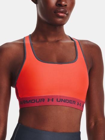 Under Armour UA Crossback Mid Bra-ORG Športová podprsenka Oranžová