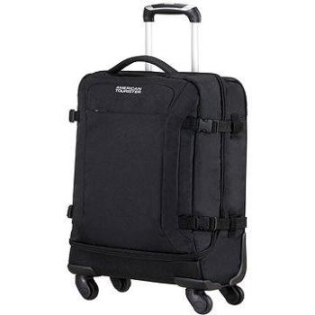 American Tourister Road Quest Spinner Duffle 55 Solid Black (5414847661693)