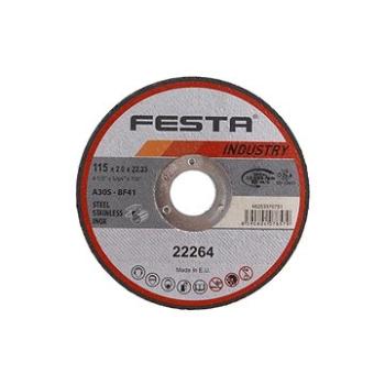 Kotouč řezný kov O 115 x 2 mm, FESTA INDUSTRY (22264)