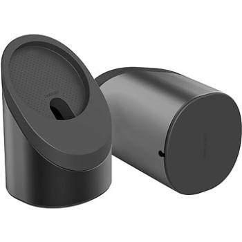 Ahastyle hliníkovo – silikónový magsafe stojan 360° čierny (PT134-Black)