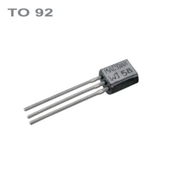 Tranzistor BF370 NPN 40V,0.1A,0.5W,500MHz TO92