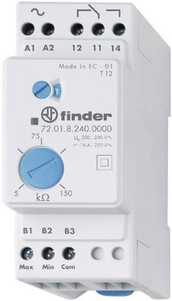 Finder kontrolné relé 24 V/DC 1 prepínací 1 ks 72.01.9.024.0000 kontrola naplnenia