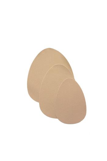 Telová nalepovacia podprsenka so saténovými nálepkami na bradavky Breast Lift Pads - 3 páry