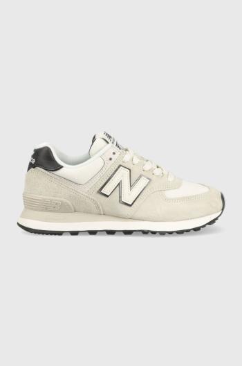 Tenisky New Balance WL574PC béžová farba