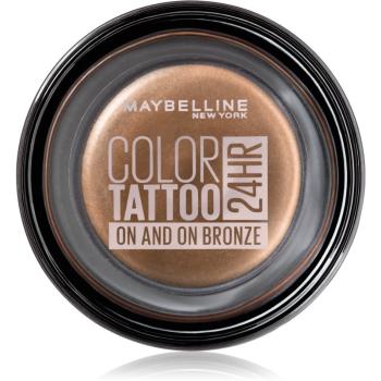 Maybelline Color Tattoo gélové očné tiene odtieň 35 On And On Bronze 4 g