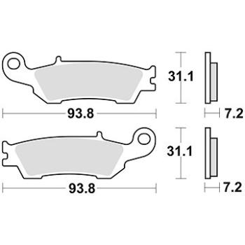 Braking brzdové doštičky (sinterová zmes CM46) (2 ks) M501 – 333 (M501-333)