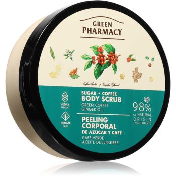 Green Pharmacy Body Care Green coffee & Ginger Oil cukrový telový peeling 200 ml