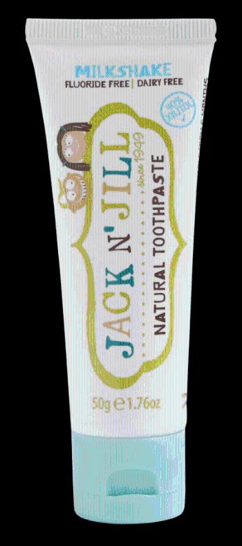 Jack N‘ Jill Prírodná zubná pasta Milkshake 50 g