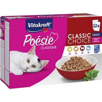 Vitakraft Cat mokré krmivo Poésie® Classique classic multipack mix druhov v omáčke 12× 85 g (4008239589804)