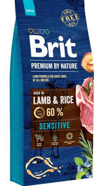 Brit Premium by Nature dog Sensitive Lamb 15kg