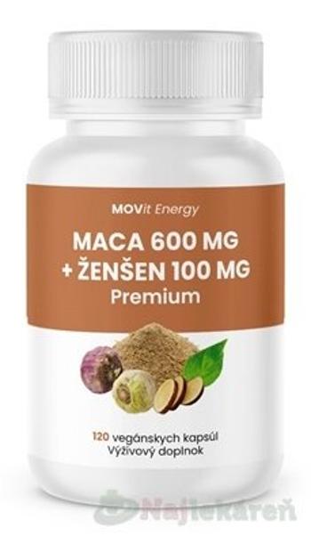 Movit Energy Maca 600 mg + ženšen 100 mg premium 120 kapsúl