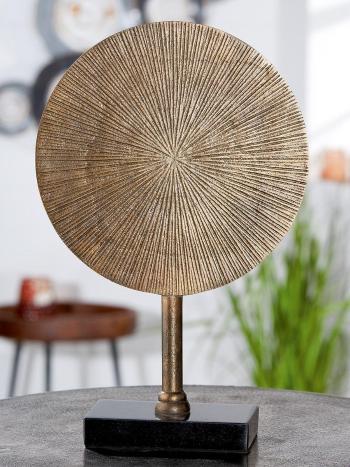 Kovová dekorácia Round, 39 cm