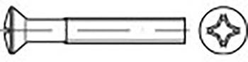 TOOLCRAFT  TO-6863481 skrutky so zápustnou šošovkovou hlavou M5 10 mm krížová dražka Philips DIN 966   ocel pozinkované