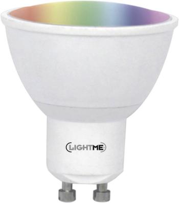 LightMe LM85190-2 LED  En.trieda 2021 G (A - G) GU10 klasická žiarovka 5 W = 38 W RGBW (Ø x d) 50 mm x 57 mm meniace far