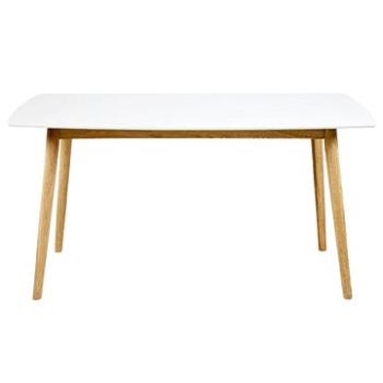 Jedálenský stôl Nagano, 150 cm, biely/dub (A1001848)