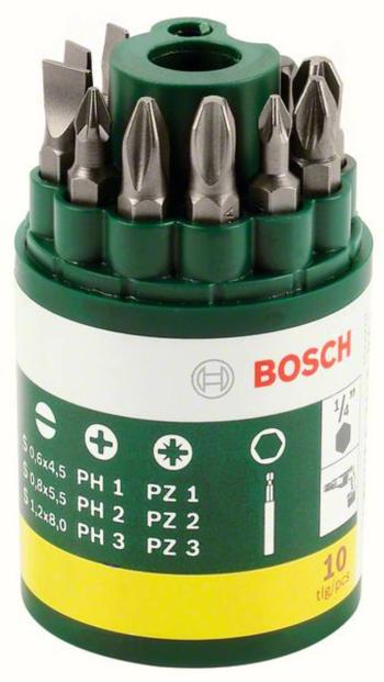 Bosch Accessories Promoline 2607019454 sada bitov 10-dielna plochý, krížový PH, krížový PZ
