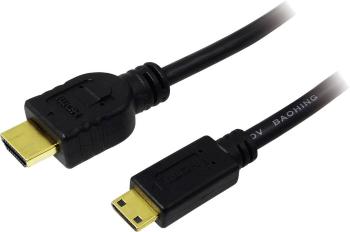 LogiLink HDMI prepojovací kábel #####HDMI-A Stecker, #####HDMI-Mini-C Stecker 1.00 m čierna CH0021  #####HDMI-Kabel