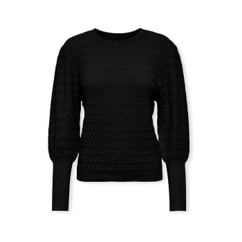 Only  Noos Faye Life Knit - Black  Svetre Čierna