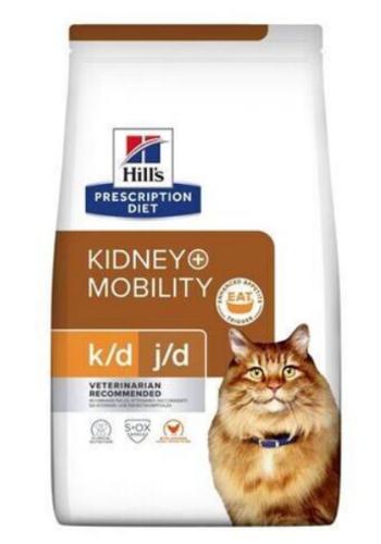 HILLS PD Feline k/d+Mobility Dry granule pre mačky 1,5kg