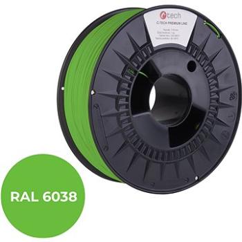C-TECH filament PREMIUM LINE PETG luminiscenčná zelená RAL6038 (3DF-P-PETG1.75-6038)