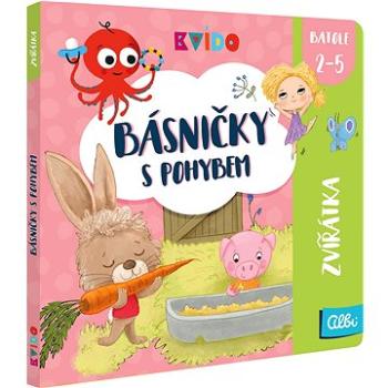 ALBI Kvído – Minikniha – Básničky s pohybem zvířátka CZ (8590228067159)