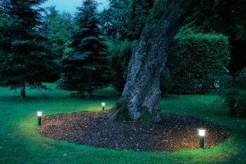SLV 228935 Alpa Mushroom 40 vonkajšie stojanové osvetlenie   úsporná žiarovka E27 24 W kamenná sivá