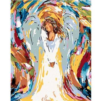 Maľovanie podľa čísel – Farebný anjel (HRAmal00389nad)