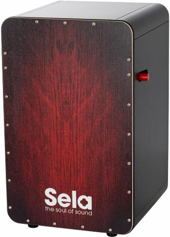 Sela SE 047 CaSela Drevený cajon Black/Red Dragon