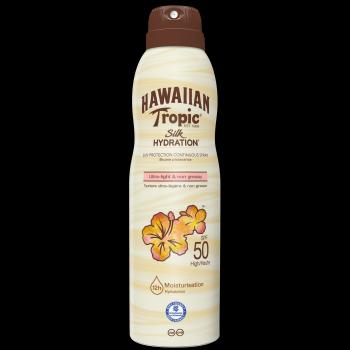 HAWAIIAN TROPIC Hodvábny hydratačný sprej SPF50 220 ml