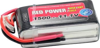 Red Power akupack Li-Pol 11.1 V 1500 mAh Počet článkov: 3 25 C SoftCase XT60