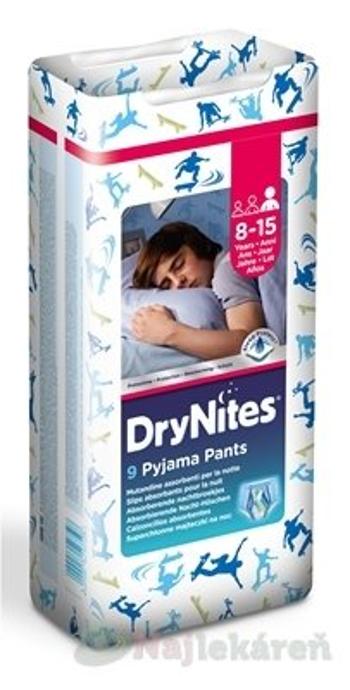 HUGGIES DRY NITES LARGE plienkové nohavičky PRE CHLAPCOV (8-15 rokov), 9ks