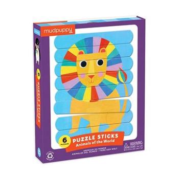 Puzzle Sticks – Zvieratá sveta (24 ks) (9780735367944)