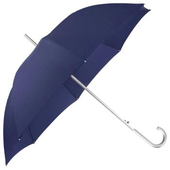 Samsonite Holový poloautomatický deštník Alu Drop S - tmavě modrá