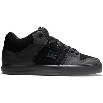 DC Shoes  Módne tenisky Pure mid ADYS400082 BLACK/WHITE (BKW)  Čierna