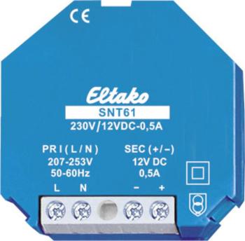 Eltako SNT61-230V/12VDC-0,5A sieťový zdroj na montážnu lištu (DIN lištu)   1 A 12 W 1 x
