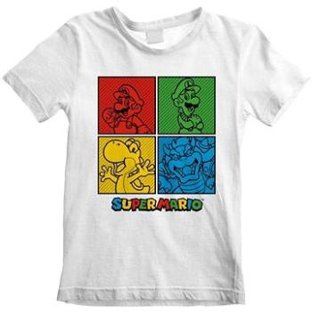 Super Mario – Squares – detské tričko –  12 – 13 rokov (5055910386695)