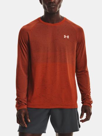 Under Armour UA Seamless Run LS Tričko Oranžová