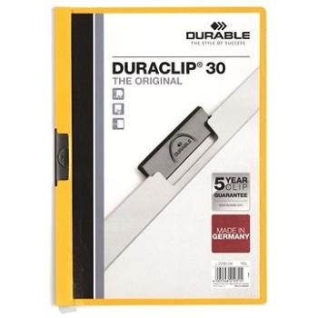 DURABLE Duraclip A4, 30 listov, žlté (220004)