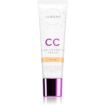 Lumene Color Correcting CC krém pre jednotný tón pleti SPF 20 odtieň Fair 30 ml