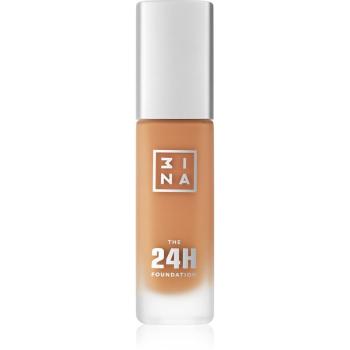 3INA The 24H Foundation dlhotrvajúci zmatňujúci make-up odtieň 657 Cold brown 30 ml